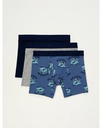Lucky Brand - 3 Pack Stretch Boxer Briefs - Lyst