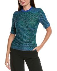 Missoni - Textured Wool-Blend Top - Lyst