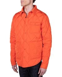 Schott Nyc - Down-Filled Quilted Shirt Jacket - Lyst