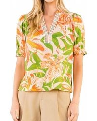 Thml - Hibiscus Floral Blouse - Lyst