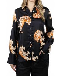 Adrienne - Marley Bengal Tigress Shirt Top - Lyst