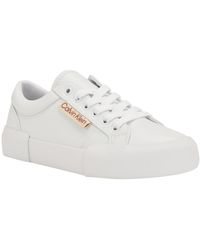Calvin Klein - Chanse Faux Leather Lifestyle Casual And Fashion Sneakers - Lyst