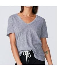 Monrow - Relaxed V Tee - Lyst