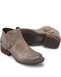 Born - Kace Block Heel Bootie - Lyst