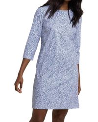 Southern Tide - Leira That Floral Feeling Print Performance Dress - Lyst