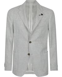 Lardini - Roma Textured Virgin Wool-Blend Blazer - Lyst