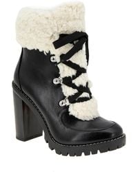 BCBGeneration - Palli Faux Suede Ankle Combat & Lace-Up Boots - Lyst