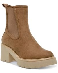 Dolce Vita - Tobias Boots Truffle Lug Sole Platform Chelsea Lion466 - Lyst