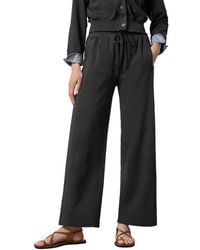 Lilla P - Drawcord Wide Leg Pant - Lyst