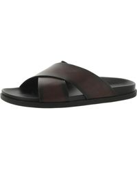 Alfani - Whitter Faux Leather Slip-on Slide Sandals - Lyst
