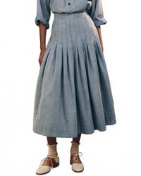 The Great - The Rhythm Midi Skirt - Lyst
