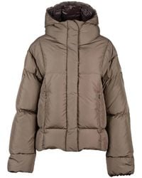 Bacon - Taupe Polyester Oaks Down Jacket - Lyst