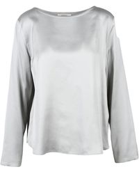 Slowear - Satin Blouse - Lyst