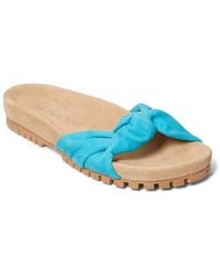 Jack Rogers - Phoebe Knotted Comfort Suede Slip-on Slide Sandals - Lyst