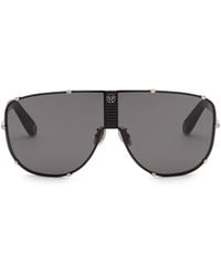 Philipp Plein - Sunglasses Aviator Plein Stud - Lyst