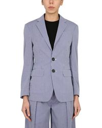 DSquared² - Relaxed Fit Light Pinstripe Blazer - Lyst