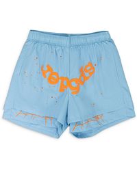 Sp5der - Light Og Web Double Layer Shorts - Lyst