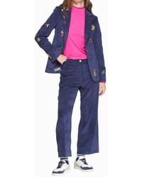 Vilagallo - Straight-Leg Corduroy Pants - Lyst