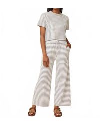 Splendid - Kennedy Stripe Wide Leg Pants - Lyst