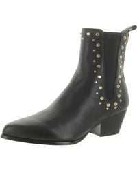 MICHAEL Michael Kors - Leather Block Heel Mid-calf Boots - Lyst