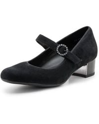 Ara - Rhinestone Buckle Mary Jane Pumps - Lyst