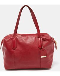 Lancel - Leather Top Zip Bag - Lyst