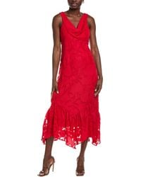 Taylor - Chiffon Burnout Maxi Dress - Lyst