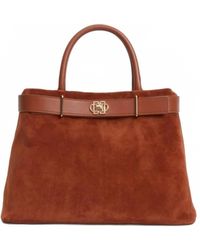 Jonathan Simkhai - Roan Suede Top Handle Tote Bag - Lyst
