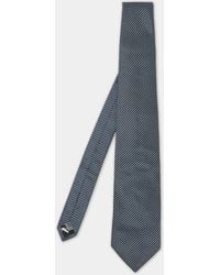 BOSS - Patterned Jacquard Silk Tie - Lyst