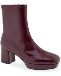 Aerosoles - Sussex Boots Faux Leather Block Heel Bootie Lion360 - Lyst