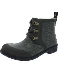 Joules - Ashby Lace-up Round Toe Rain Boots - Lyst