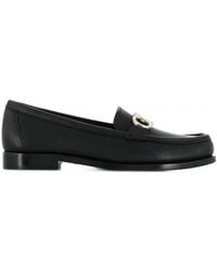 Ferragamo - Rolo Leather Loafers - Lyst