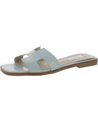 Steve Madden - Eadie Comfort Insole Faux Leather Slide Sandals - Lyst