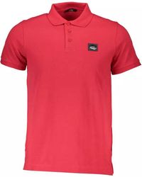 Class Roberto Cavalli - Pink Cotton Polo Shirt - Lyst