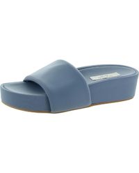 Steven New York - Robyn Solid Open Toe Flatform Sandals - Lyst