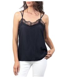 Lola & Sophie - Lace Back Cami Top - Lyst