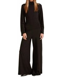 Bobi - Wide Leg Draped Jersey Pant - Lyst