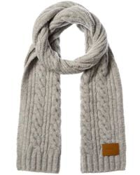 Vince - Airspun Cable Wool-Blend Scarf - Lyst
