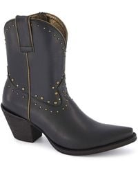 Forastero - Premium Leather Western Short Boots By - Lyst