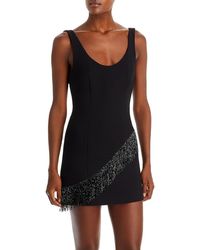 Cinq À Sept - Alanna Beaded Mini Cocktail And Party Dress - Lyst
