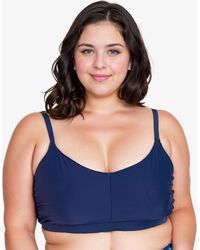 Calypsa - Plus Adjustable Strap Clasp Swim Bra - Lyst