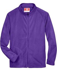 Team 365 - Campus Microfleece Jacket - Lyst