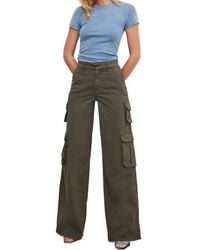 GOOD AMERICAN - Good Skate Cargo Twill Pants - Lyst