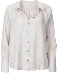 By Together - Pleated Button-Down Satin Shirt - Lyst