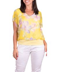 Gigi Moda - Amante Fiore Silk Top - Lyst