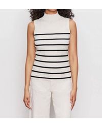 Sanctuary - Ribbed Funnel Neck Top - Lyst