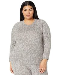 Beyond Yoga - Sweatshirt Leopard Stretch Crew Neck Pullover Gbo155 - Lyst