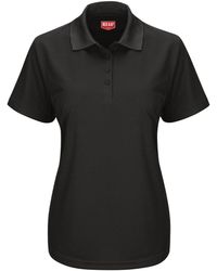 Red Kap - Short Sleeve Performance Knit Pocketless Core Polo - Lyst
