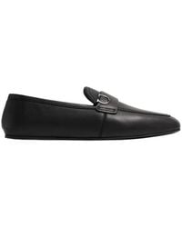 Ferragamo - Ferragamo Debros Gancini Ornament Loafers - Lyst