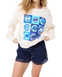 Terez - Girl's Cubs Crew Sweatshirt - Lyst